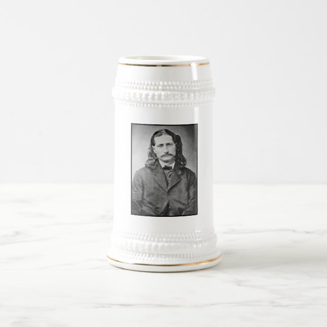 Marshal Wild Bill Hickok Old West Gunfighter Bierglas (Mittel)