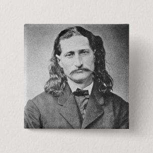 Marshal Wild Bill Hickok Old West Gunfighter Button