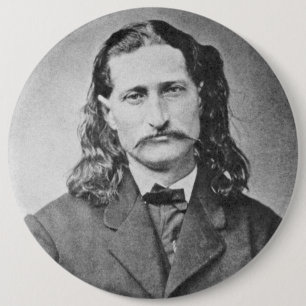 Marshal Wild Bill Hickok Old West Gunfighter Button