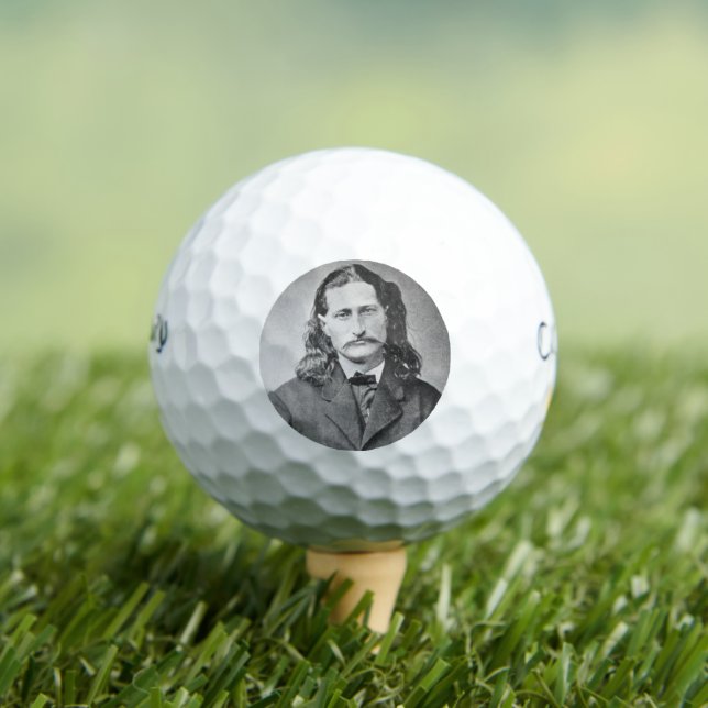 Marshal Wild Bill Hickok Old West Gunfighter Golfball (Insitu T-Shirt)