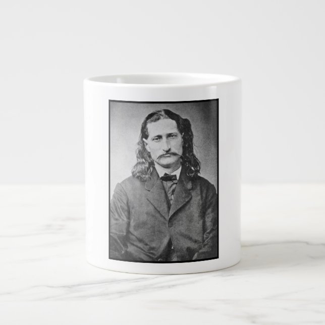 Marshal Wild Bill Hickok Old West Gunfighter Jumbo-Tasse (Vorderseite)