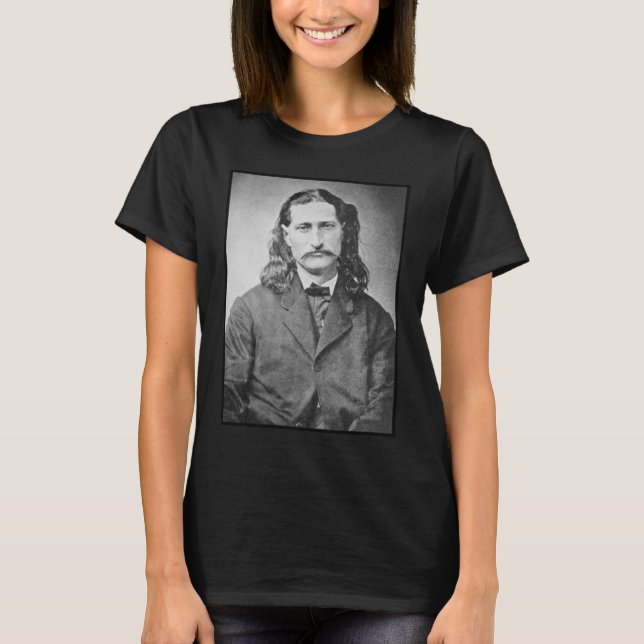 Marshal Wild Bill Hickok Old West Gunfighter T-Shirt (Vorderseite)