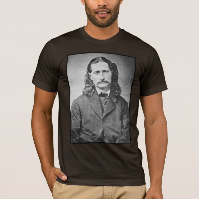Marshal Wild Bill Hickok Old West Gunfighter T-Shirt (Vorderseite)