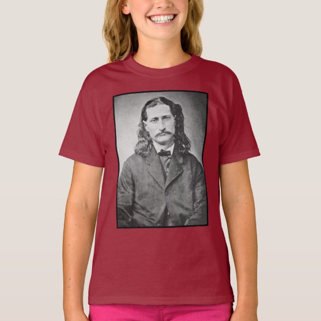 Marshal Wild Bill Hickok Old West Gunfighter T-Shirt (Vorderseite)