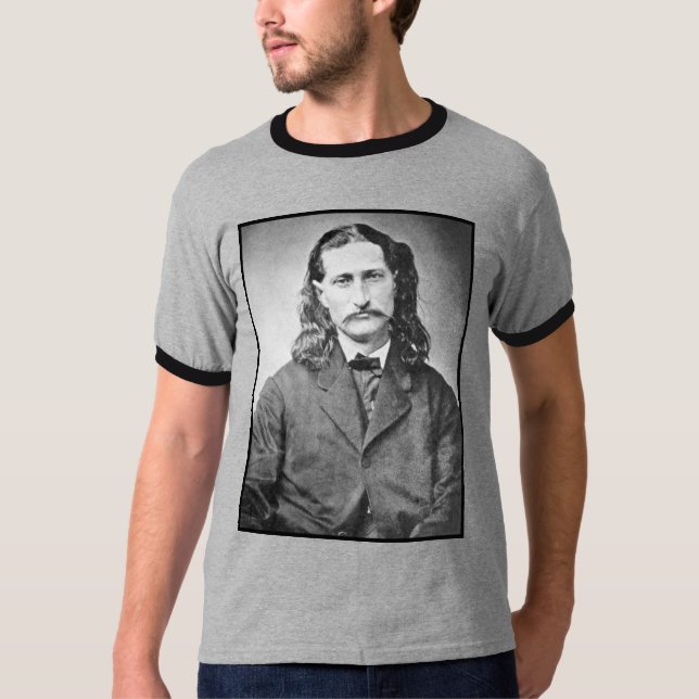 Marshal Wild Bill Hickok Old West Gunfighter T-Shirt (Vorderseite)