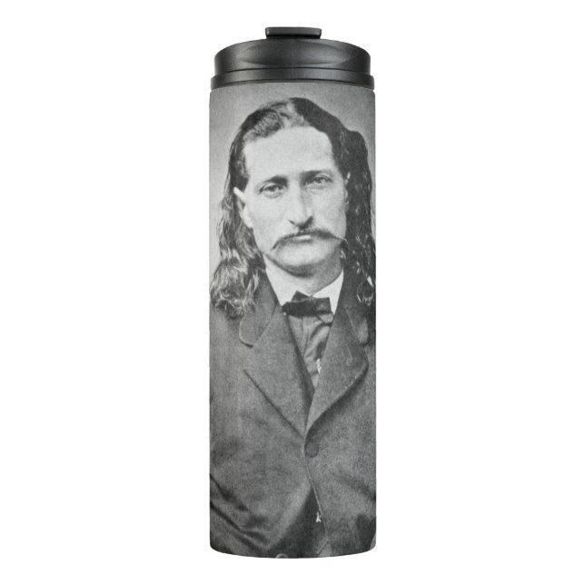 Marshal Wild Bill Hickok Old West Gunfighter Thermosbecher (Vorderseite)