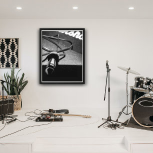 Marshall Amp & Jack Lead (Schwarz-Weiß-Version) Poster