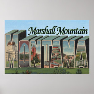 Marshall-Berg, Montana Poster