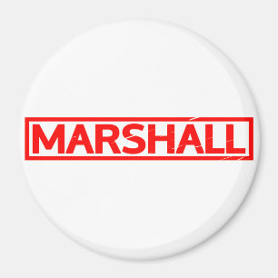 Marshall-Briefmarke Magnet