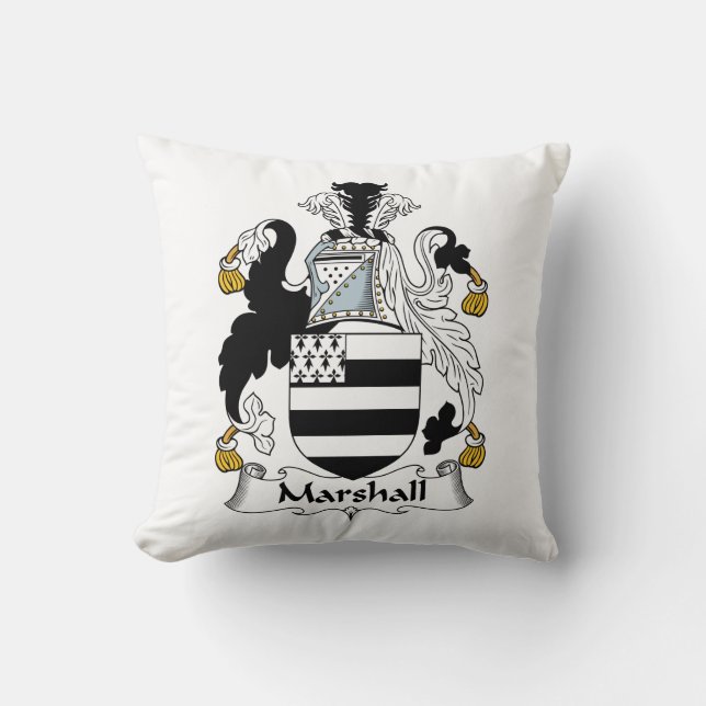 Marshall-Familienwappen Kissen (Vorderseite)