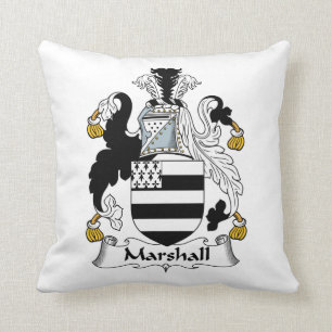 Marshall-Familienwappen Kissen