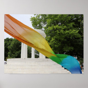 Marshall Fountain Regenbogen Stolz Poster