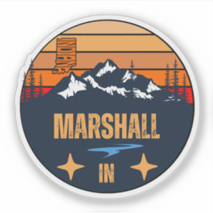 Marshall, Indiana  Aufkleber