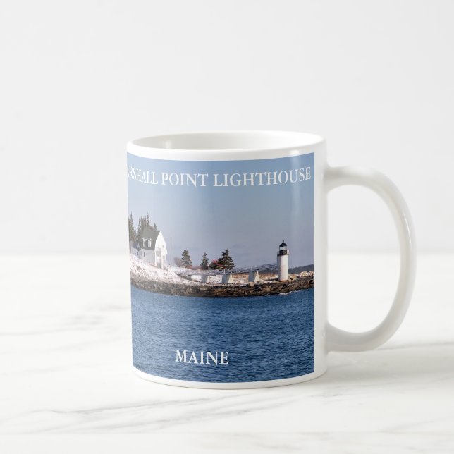 Marshall Point Light, Port Clyde Maine Kaffeetasse (Rechts)