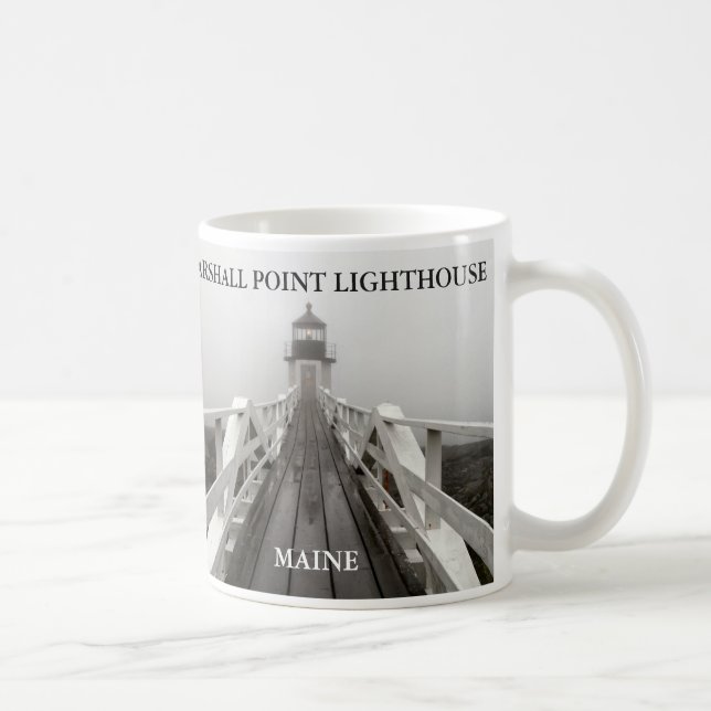 Marshall Point Light, Port Clyde Maine Kaffeetasse (Rechts)