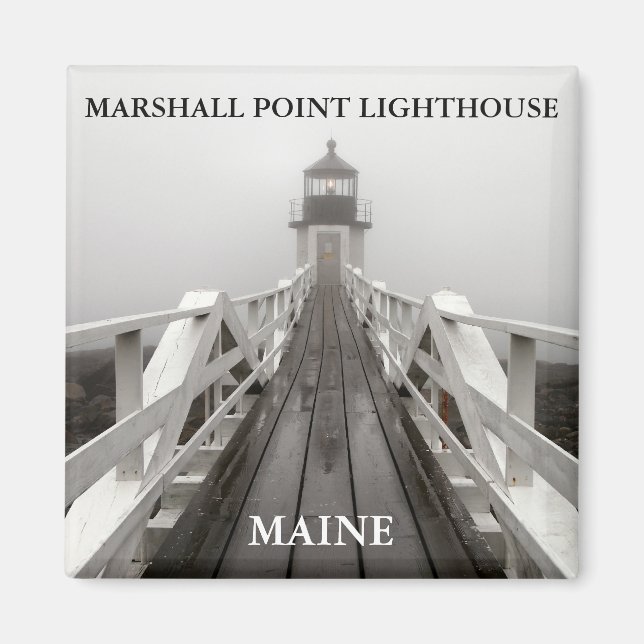 Marshall Point Light, Port Clyde Maine Magnet (Vorne)