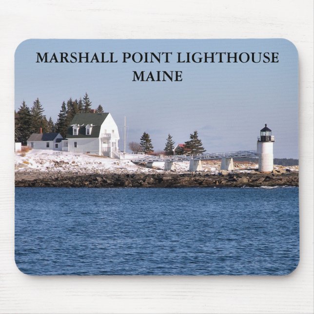 Marshall Point Light, Port Clyde Maine Mousepad (Vorne)