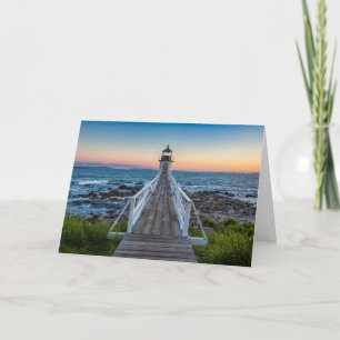 Marshall Point Lighthouse bei Sunset Karte