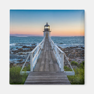 Marshall Point Lighthouse bei Sunset Magnet
