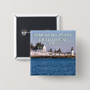 Marshall Point Lighthouse, Maine Button