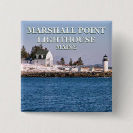 Marshall Point Lighthouse, Maine Button