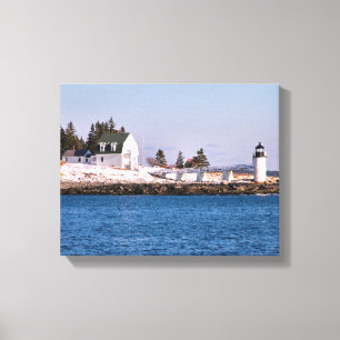 Marshall Point Lighthouse Maine Wrapped Canvas Leinwanddruck