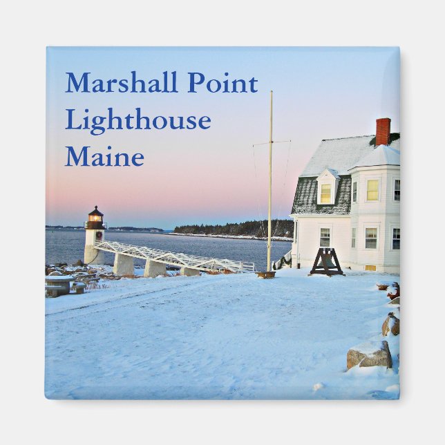 Marshall Point Lighthouse, Port Clyde Maine Magnet (Vorne)