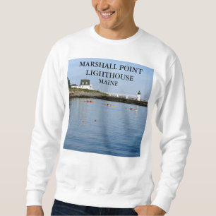 Marshall Point Lighthouse, Port Clyde Maine Sweatshirt