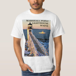 Marshall-Punkt-Leuchtturm, T-Shirt Hafen-Clydes