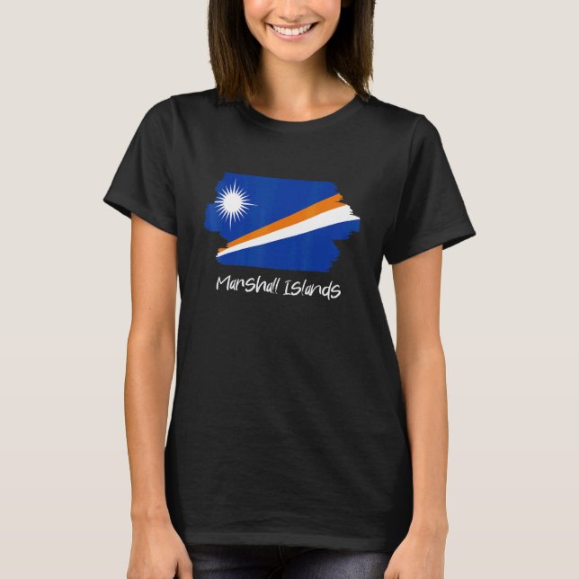 Marshallese Flag Marshallinseln T-Shirt (Vorderseite)