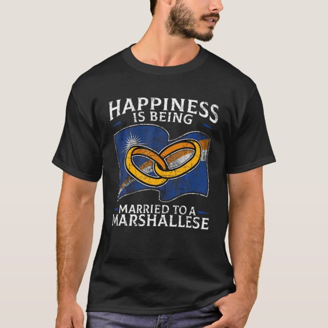 Marshallese Marshallese Marshallinseln Wedding Mar T-Shirt (Vorderseite)