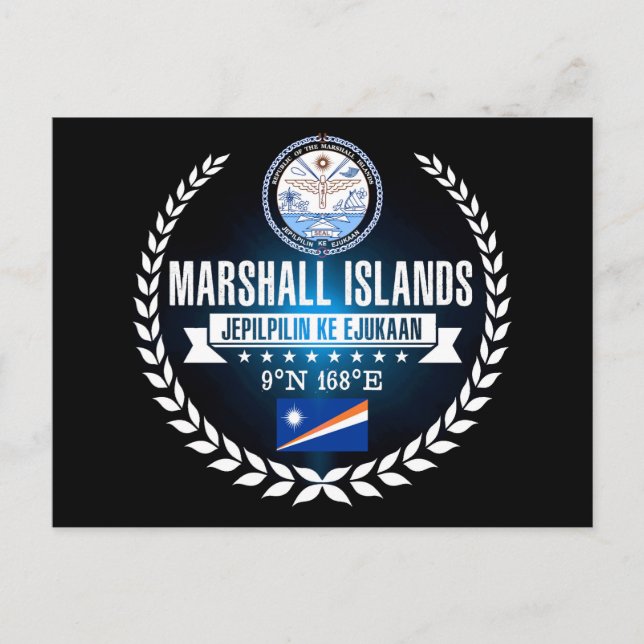 Marshallinseln Postkarte (Vorderseite)