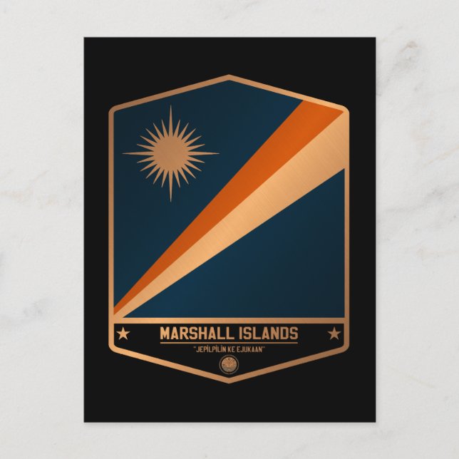 Marshallinseln Postkarte (Vorderseite)