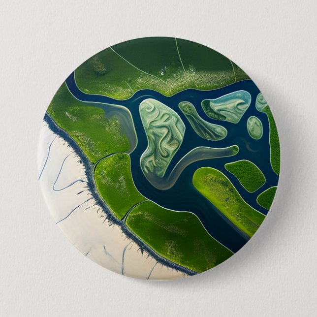 Marshland Elegance Button (Vorderseite)