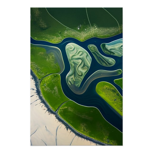 Marshland Elegance Poster (Vorderseite)