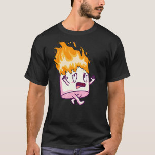 Marshmallow am Feuer S'mores Camping Campfire Mehr T-Shirt