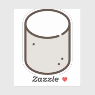 Marshmallow Aufkleber