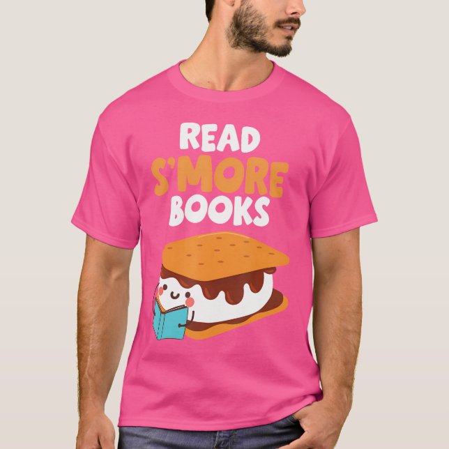 Marshmallow Camping Campfire Funny Lido Locarno T-Shirt (Vorderseite)