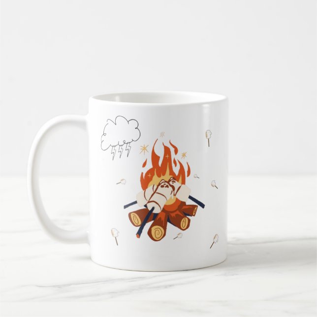 Marshmallow Christmas & New Year Mug Kaffeetasse (Links)