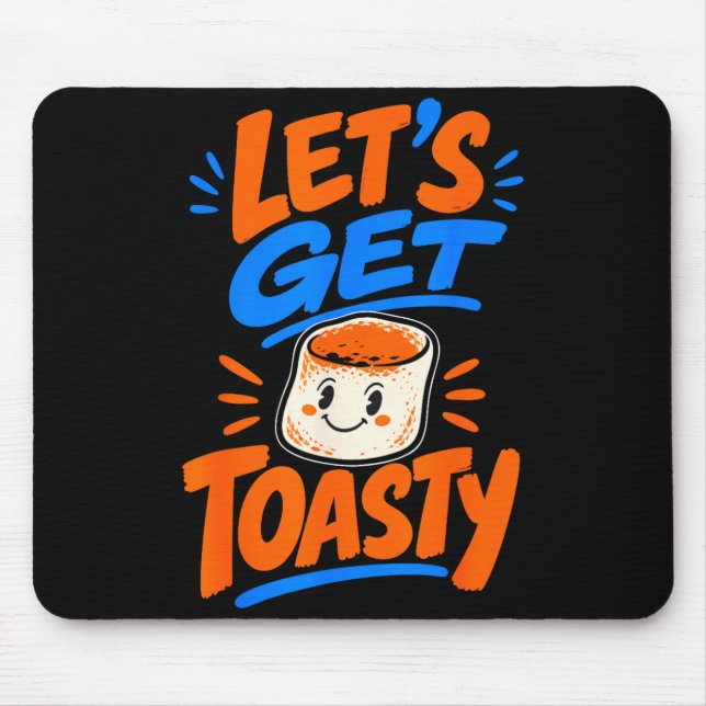 Marshmallow geröstet Lagerfeuer S'mores  Mousepad (Vorne)