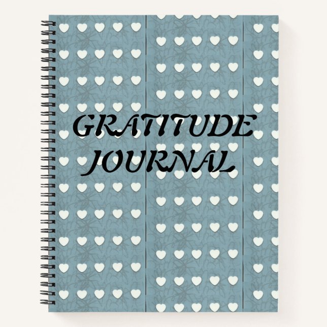 Marshmallow Hearts Gratitude Journal (Devant)