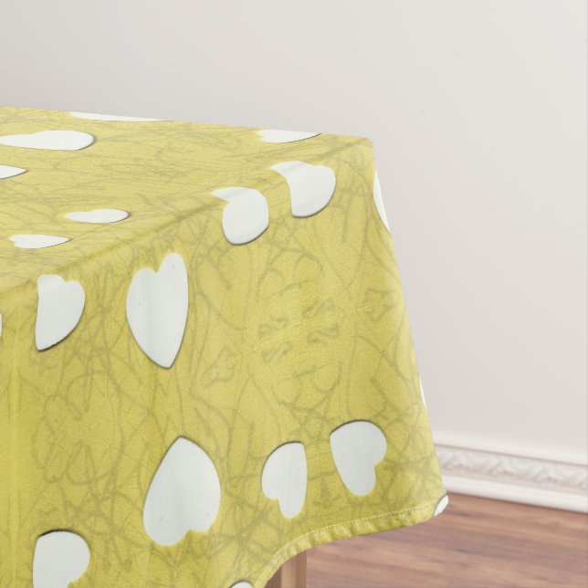 Marshmallow Hearts Tischdecke (Beispiel)