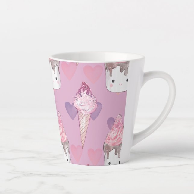 Marshmallow Ice Creme Milchtasse (Rechts)