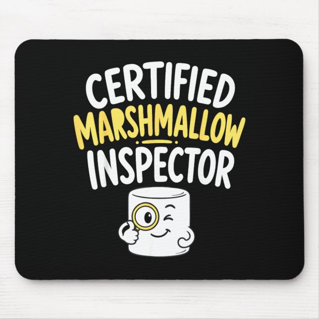 Marshmallow-Liebhaber  Mousepad (Vorne)