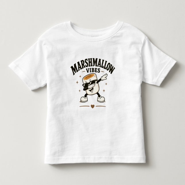 Marshmallow Stimmung Kleinkind T-shirt (Vorderseite)