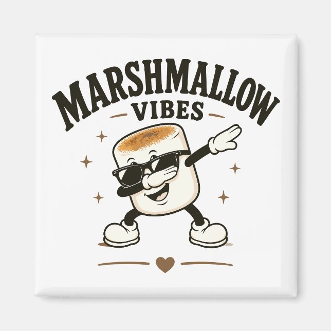 Marshmallow Stimmung Magnet (Vorne)