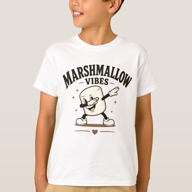 Marshmallow Stimmung T-Shirt (Vorderseite)