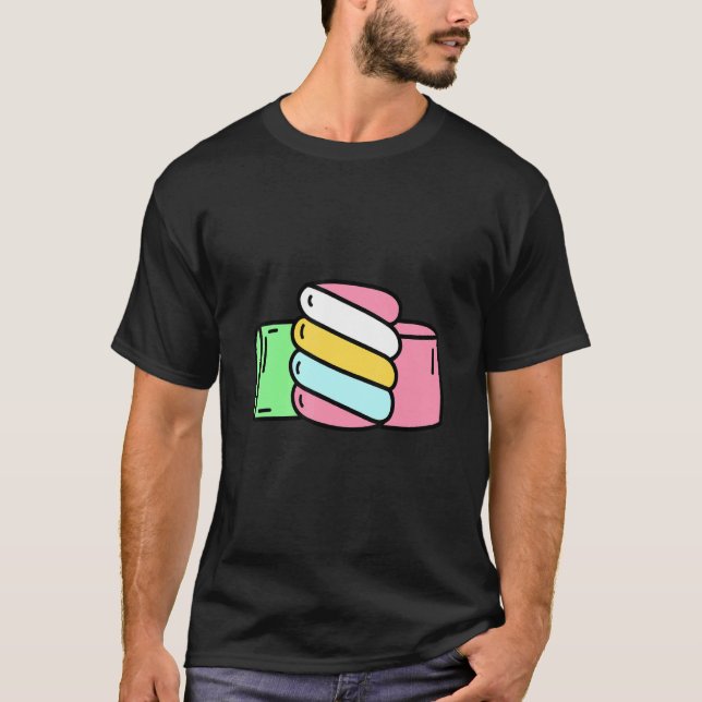 Marshmallow sweets candy T-Shirt (Vorderseite)
