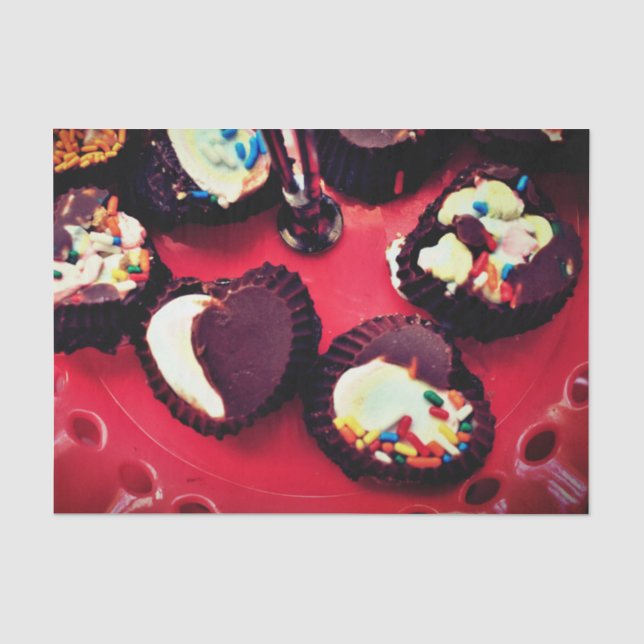 Marshmallow Truffles Seidenpapier (Vorderseite)