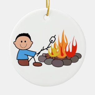 Marshmallows Keramik Ornament